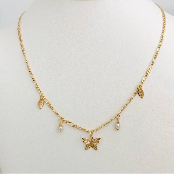 Butterfly Charm Necklace - Picture 2 of 7